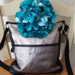 FINAL $ DROP! The SAK metalic crossbody bag